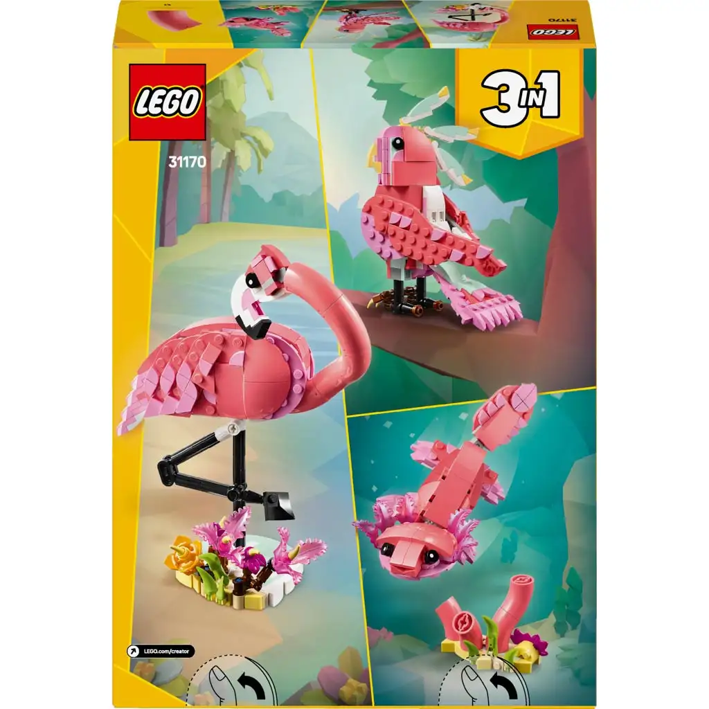 LEGO® Creator: Wilde Tiere: Rosa Flamingo (31170) kép 2