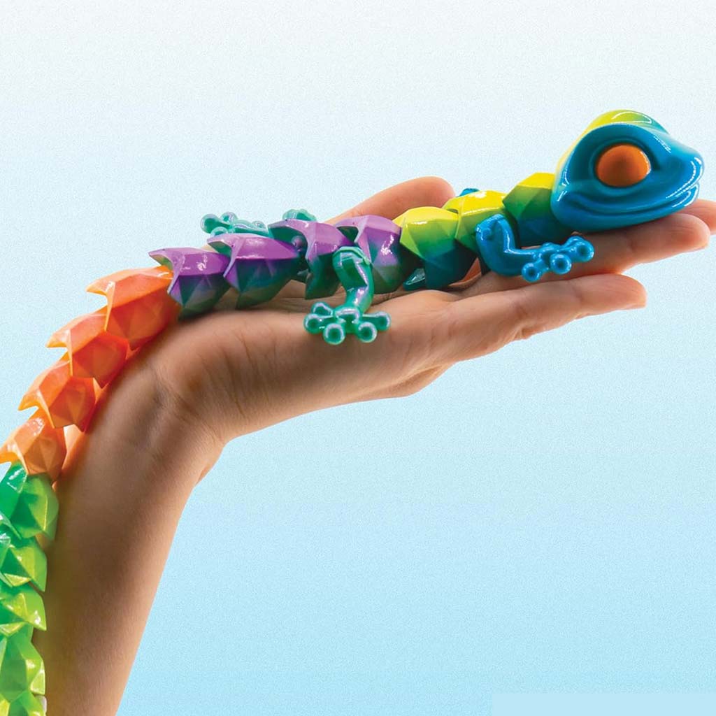 CrystaLynx: Sammelbare bunte Gecko-Figuren – Spin Master kép 4