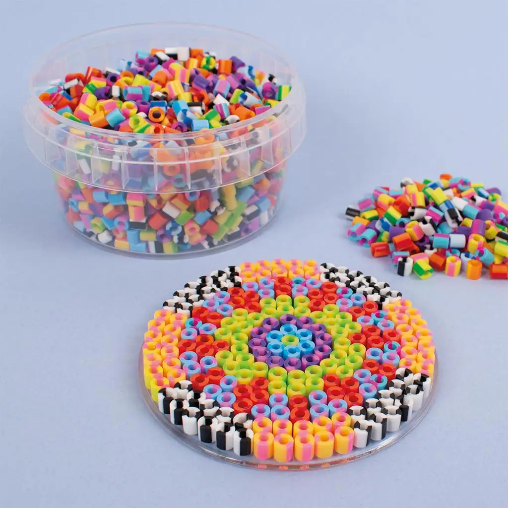 PlayBox: 5mm MIDI bügelbare Streifenperlen, 1000 Stück in verschiedenen Farben kép 2