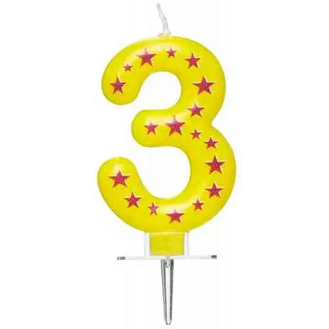 Sternen-Zahlenkerze 3 kép 2