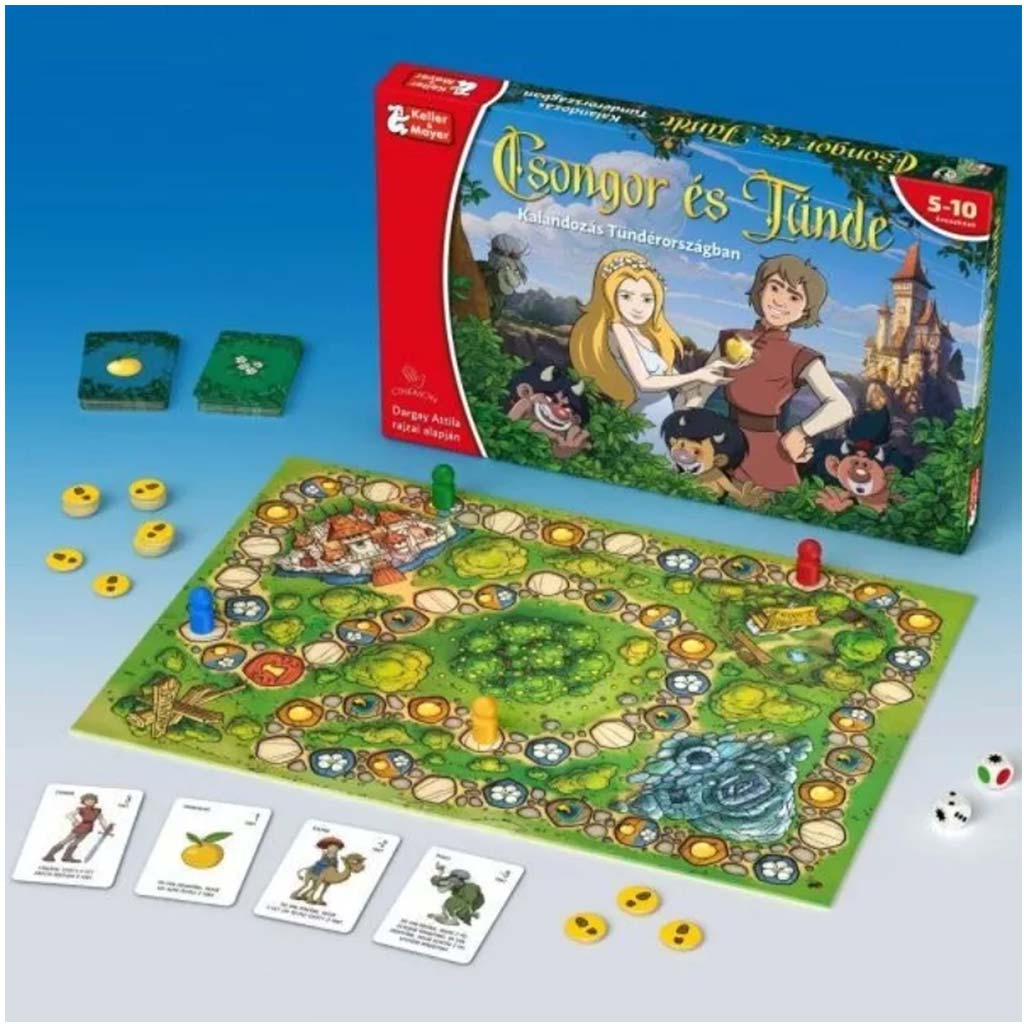 Csongor und Tünde – Abenteuer im Feenland Brettspiel kép 2
