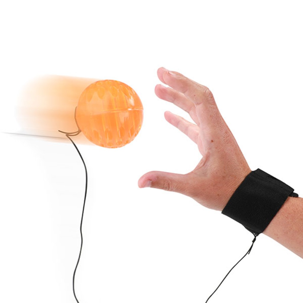 Geschicklichkeitsspiel mit leuchtendem Ball, der am Handgelenk befestigt werden kann, in verschiedenen Farben, 1 Stück kép 3