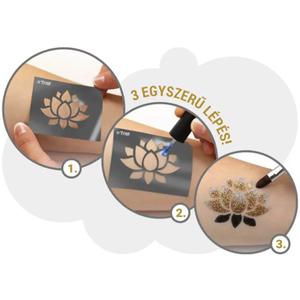 TyToo: Shape & Soul Glitzertattoo-Set kép 2