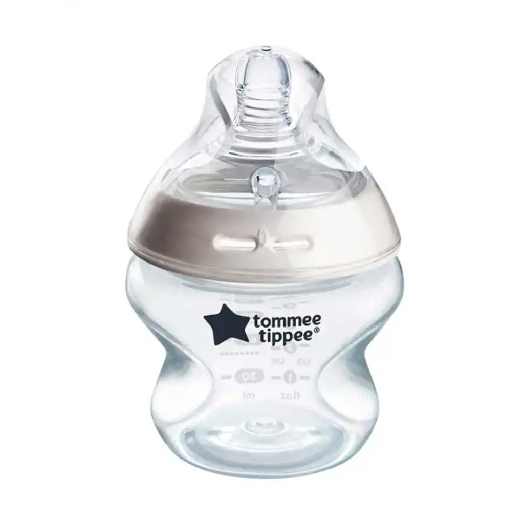 Tommee Tippee: Closer To Nature transparente Babyflasche 150 ml (0 Monate+) kép 2