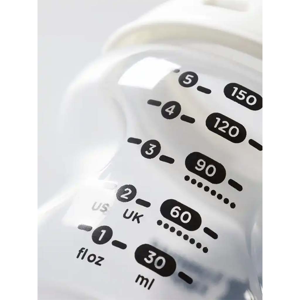 Tommee Tippee: Closer To Nature transparente Babyflasche 150 ml (0 Monate+) kép 3