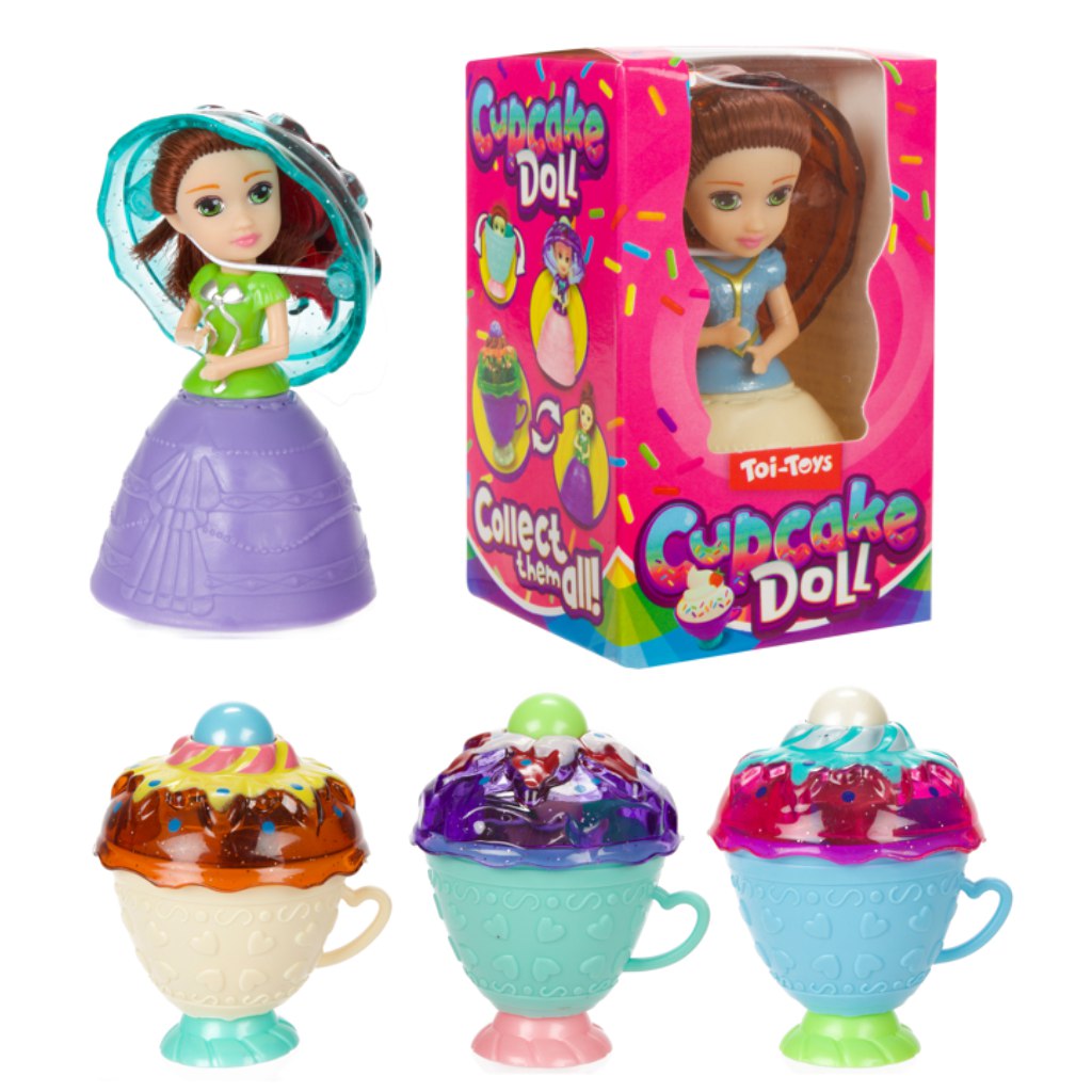 Cupcake-Überraschungspuppe in verschiedenen Ausführungen, 1 Stück
