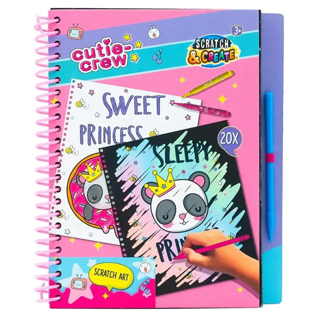 Canenco: Cutie Crew Kratzbuch, 20 Seiten