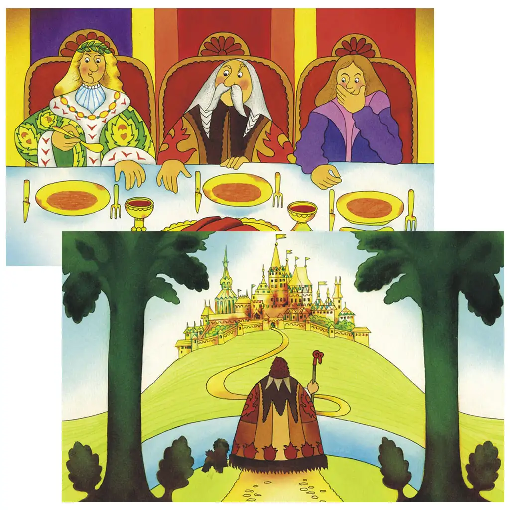 Märchen von König Matthias - Der Hund, der seinen Löffel nicht isst Diafilm kép 2