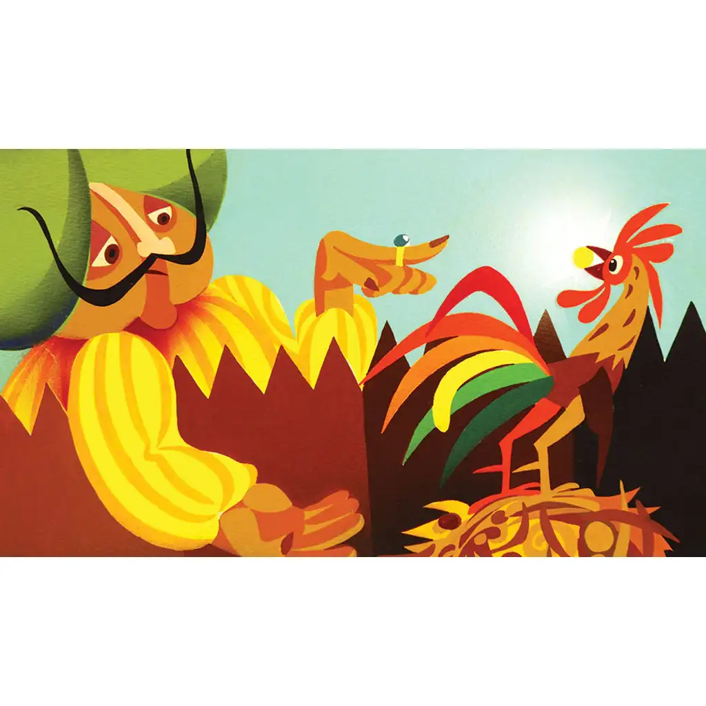 Arany László: Der kleine Hahn und sein Diamant-Halbgroschen Diafilm