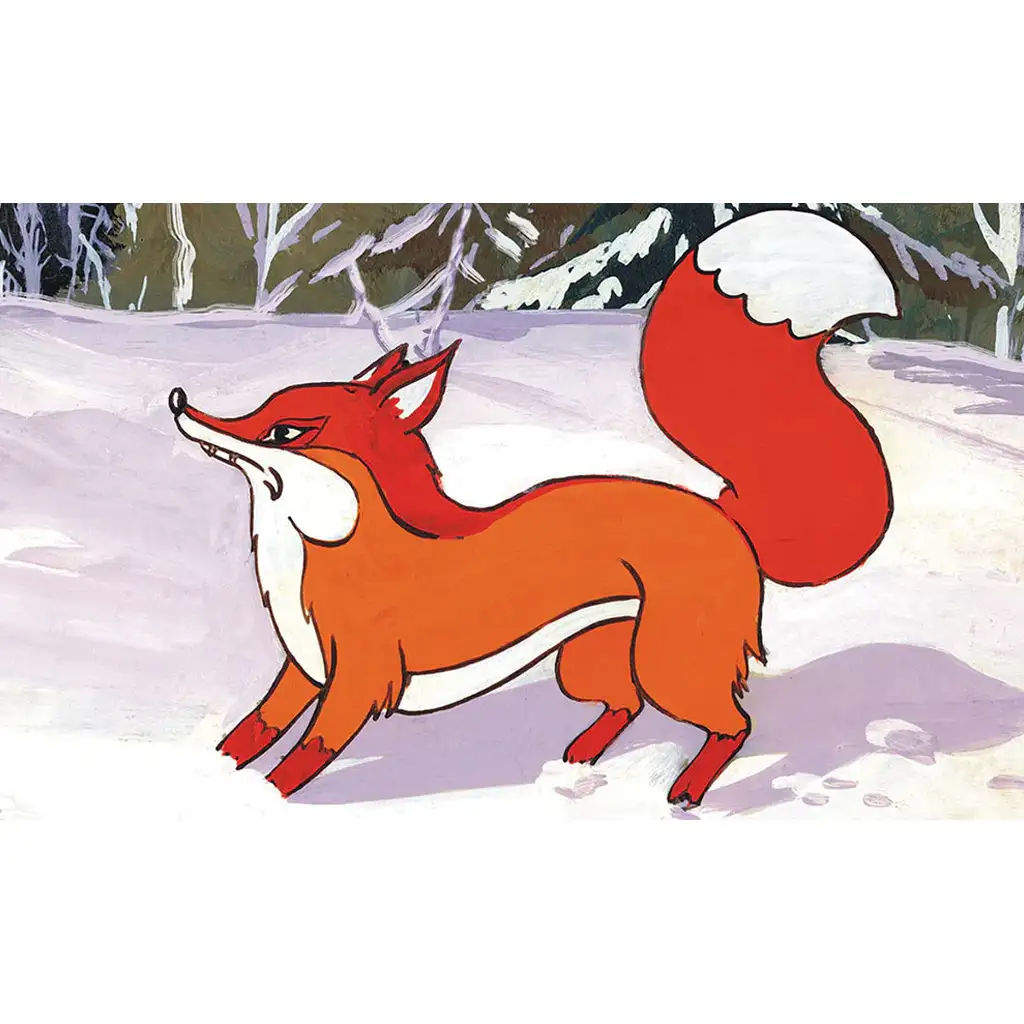 Der Rabe und der Fuchs Diafilm