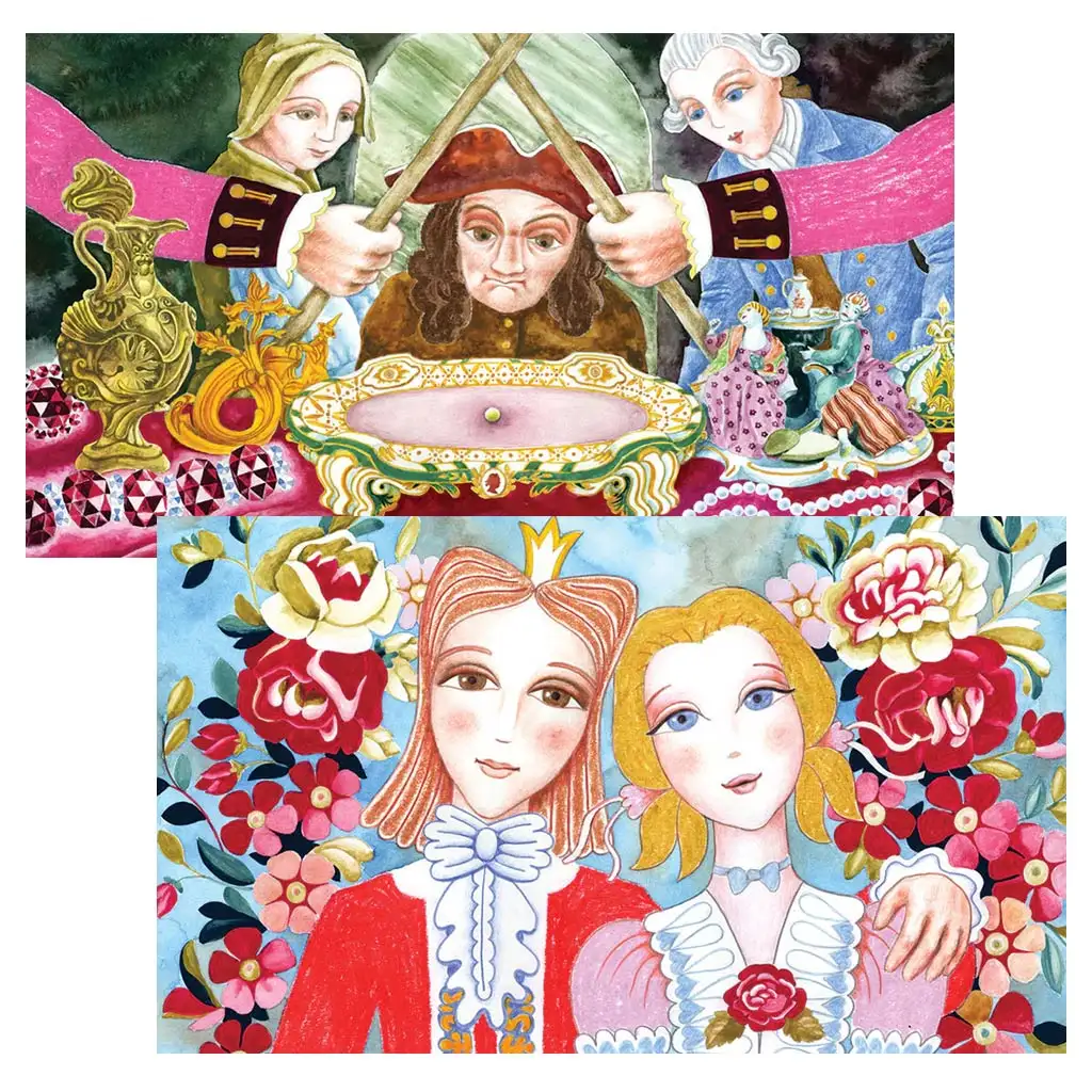 Andersen: Die Prinzessin auf der Erbse Diafilm kép 2