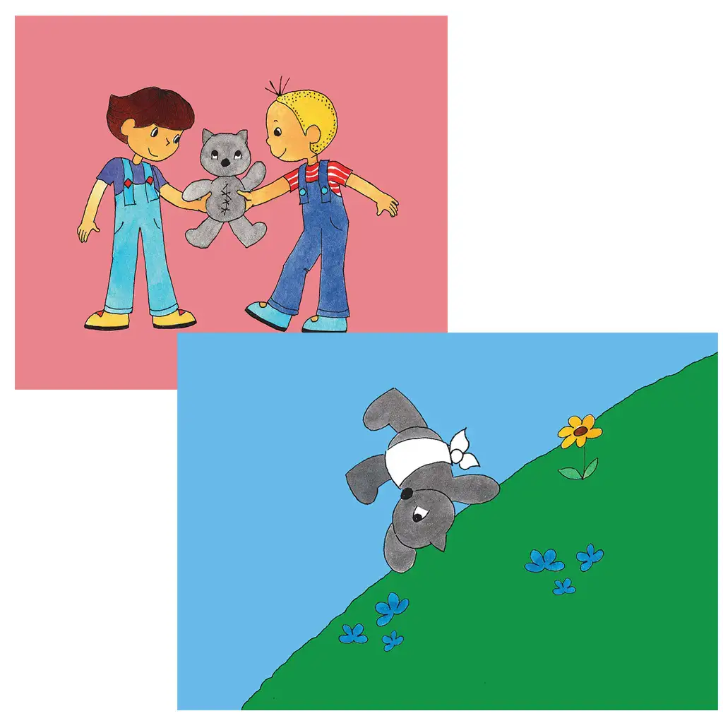 Boribon, der Spielzeugbär Diafilm kép 2