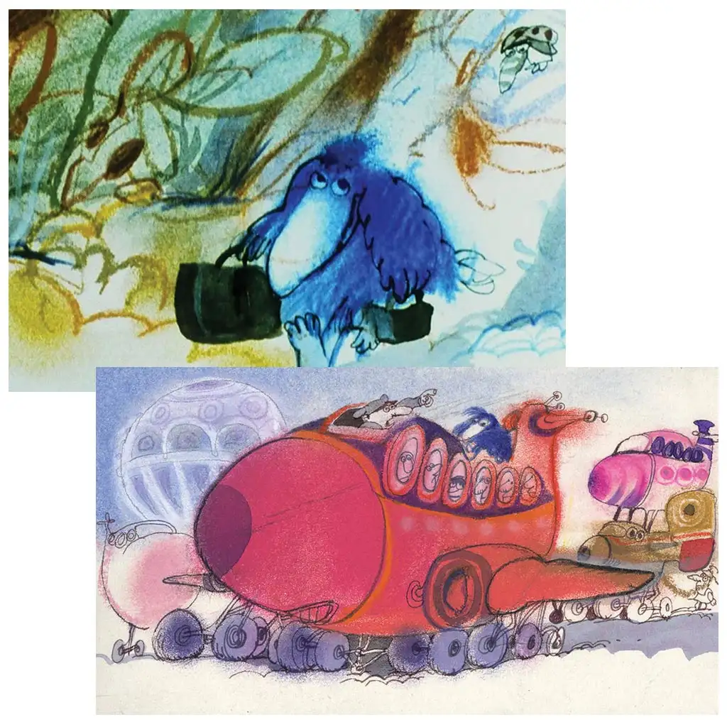 Csukás István: Pom Pom Geschichten - Der arme Gombóc Artúr Diafilm kép 2