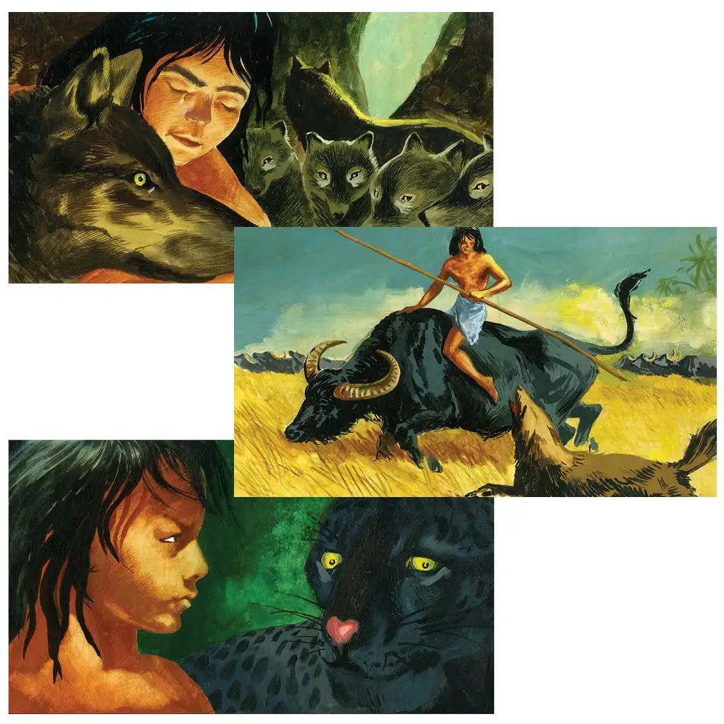 Kipling: Mowgli, das Wolfskind Diafilm kép 2