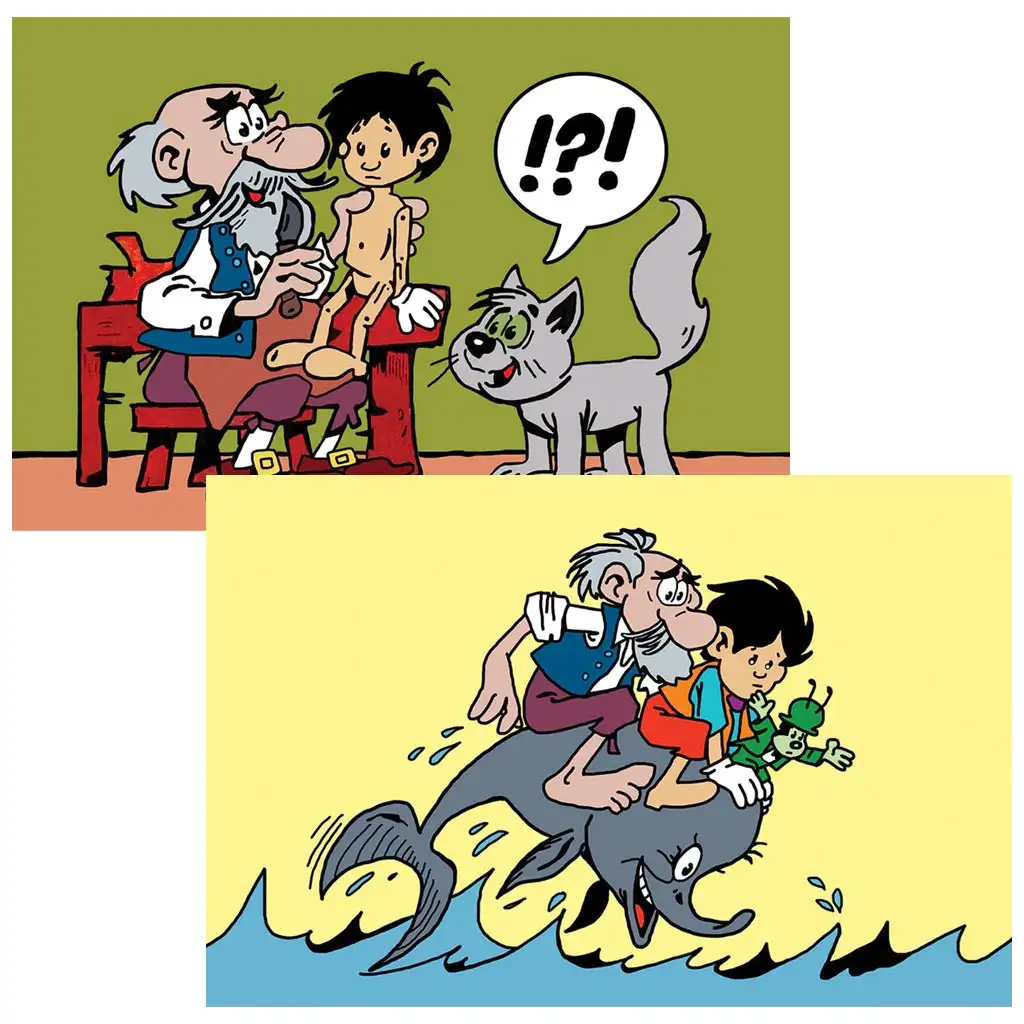 Pinocchio (mit Illustrationen von Attila Dargay) Diafilm kép 2