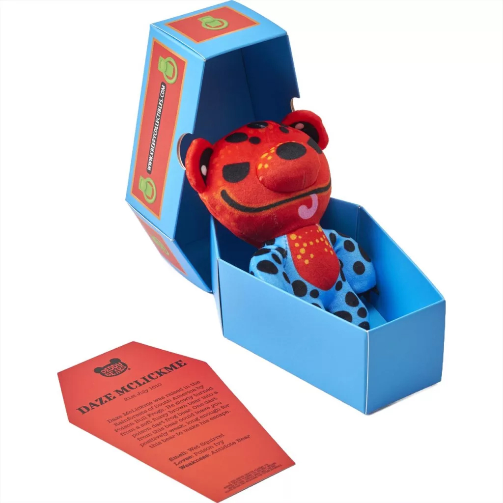 Deddy Bear Dace Mclickme plüss koporsóban, 5. sorozat, 15cm kép 2