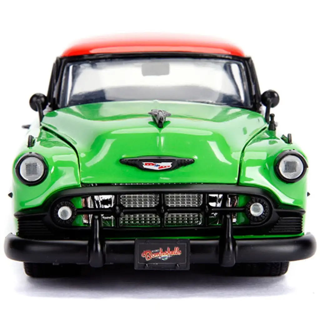 DC Comics: Poison Ivy Figur und 1953 Chevy Bel Air Metall-Automodell 1/24 - Simba Toys kép 4