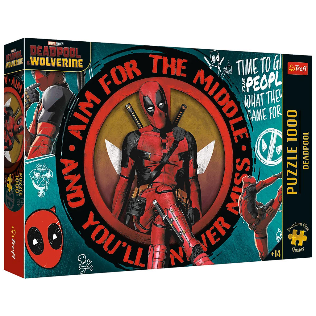 Deadpool Chaos, Witze und Katanas 1000-teiliges Premium Plus Quality Puzzle - Trefl