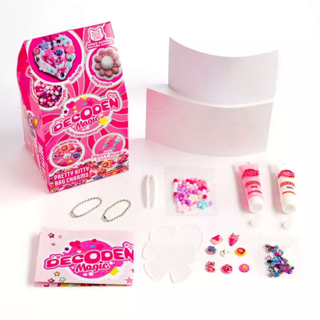 Decoden Magic - Varázsdekor: cicás táskadísz kép 2