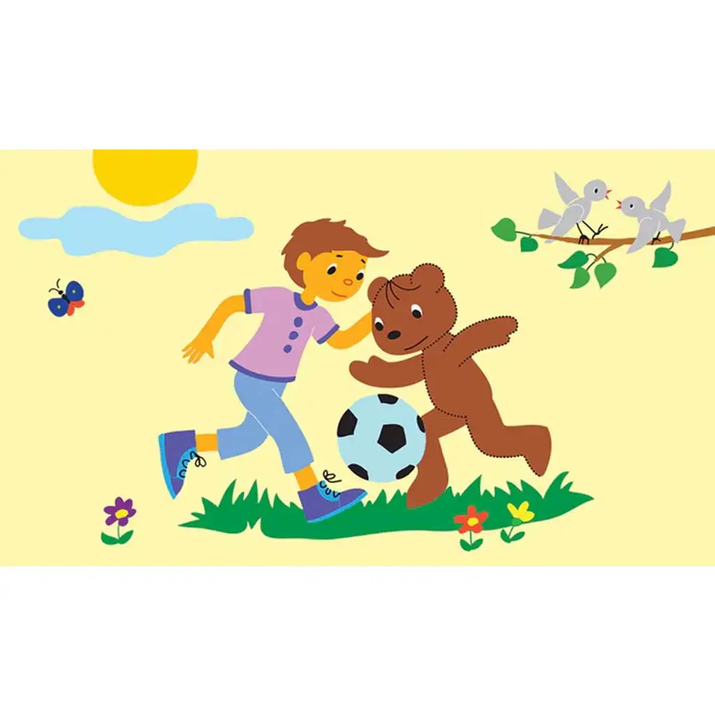 Marék Veronika: Boribon spielt Fußball Diafilm kép 3