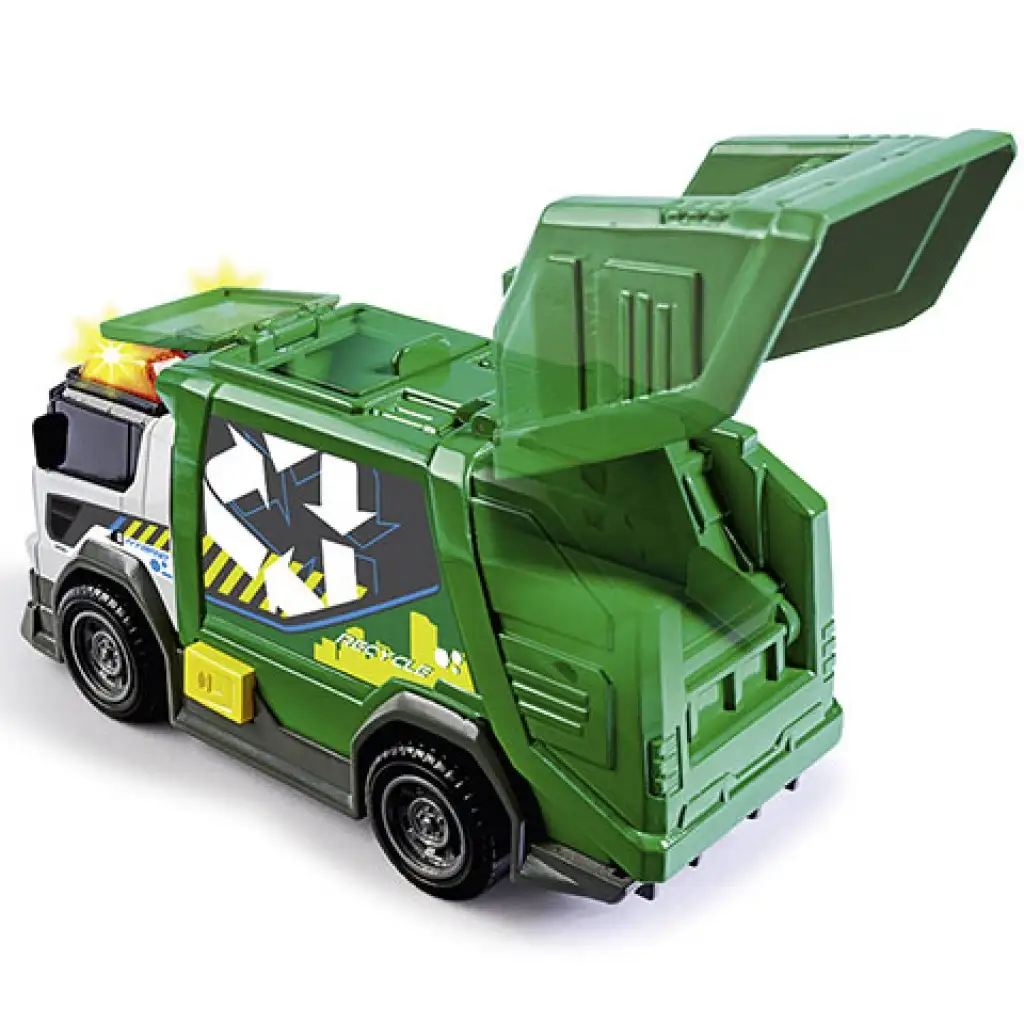 Städtischer Müllwagen mit Licht und Sound 15cm - Dickie Toys kép 3