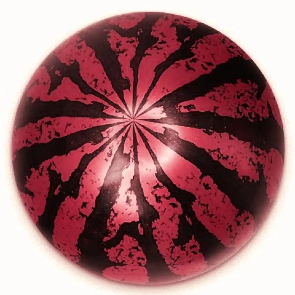 Gummiball mit Wassermelonenmuster in verschiedenen Ausführungen, 23 cm kép 3