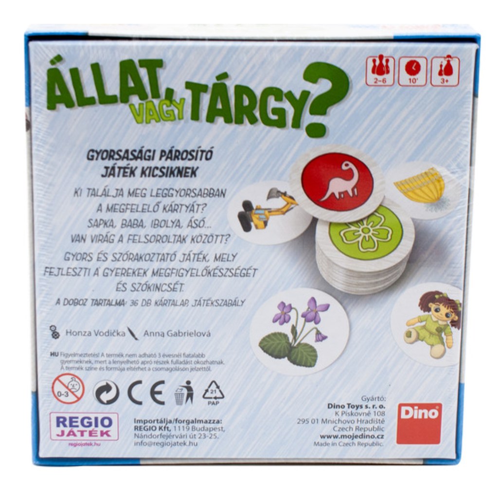 Dino: Tier oder Objekt? Gesellschaftsspiel kép 2