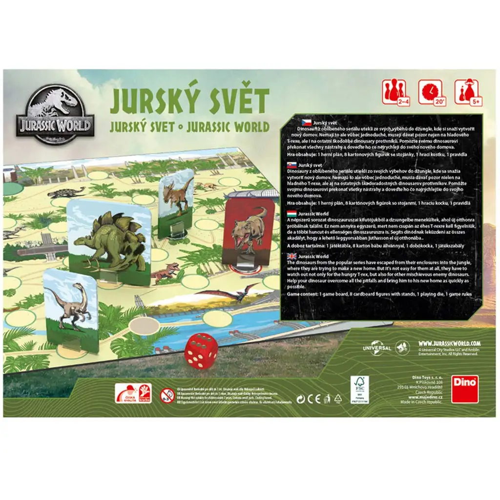 Jurassic World Brettspiel kép 2
