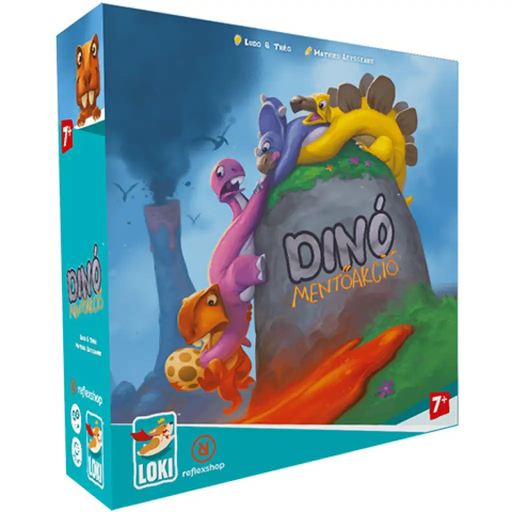 Dino-Rettungsaktion Brettspiel