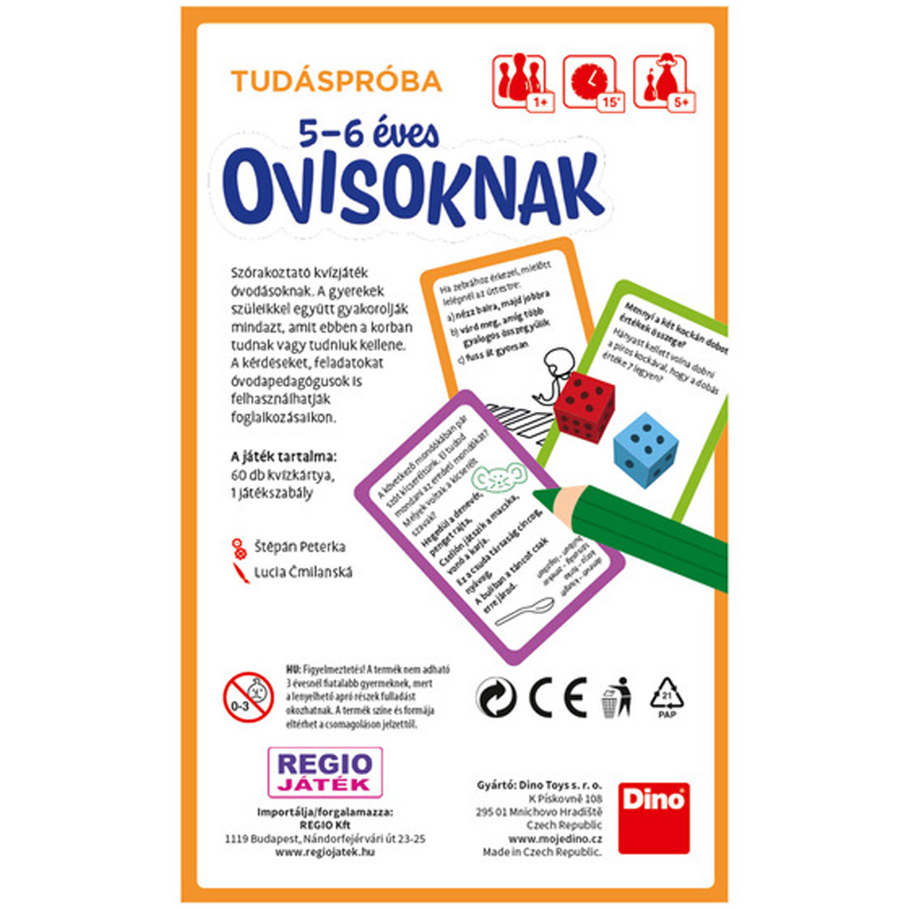 Dino: Wissensquiz für 5- bis 6-jährige Vorschulkinder kép 2