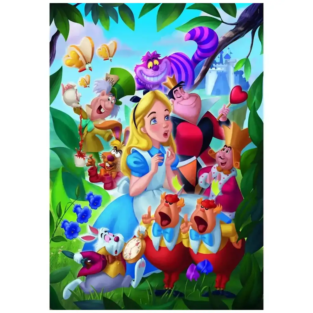 Disney+ - Alice im Wunderland 1000-teilige Puzzle mit Poster - Clementoni kép 2