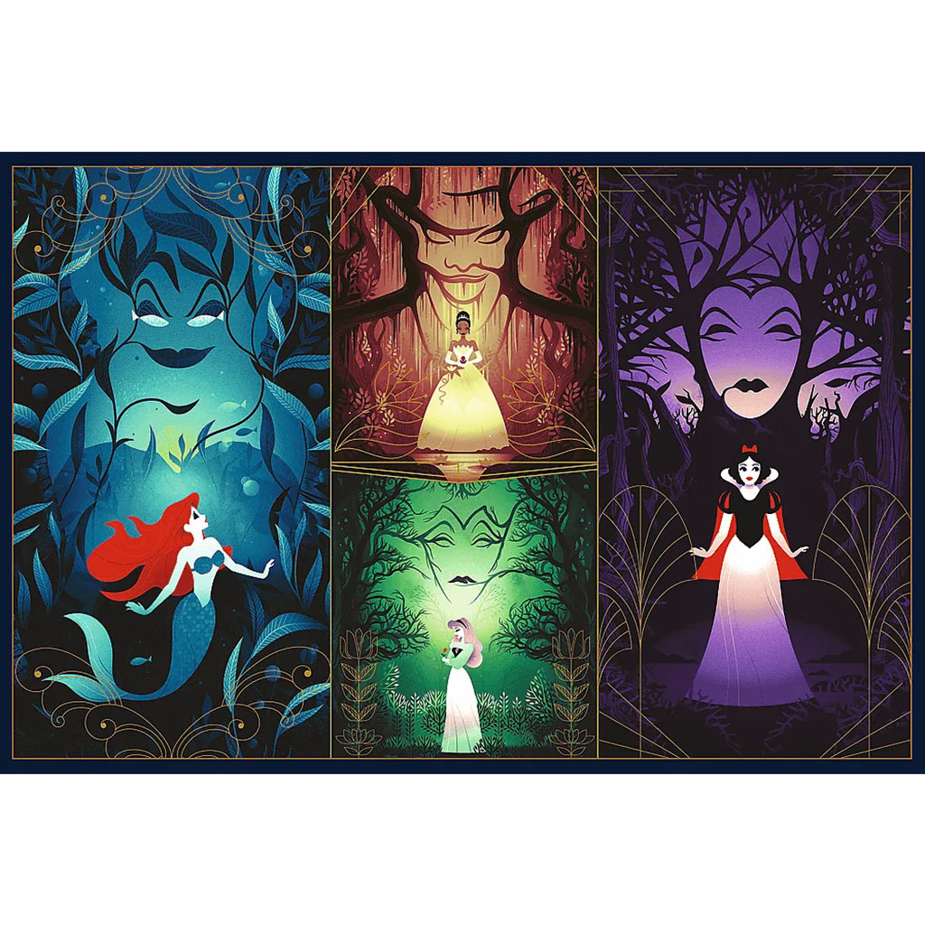 Disney bezaubernde Prinzessinnen 2x200 Teile Puzzle - Trefl kép 2