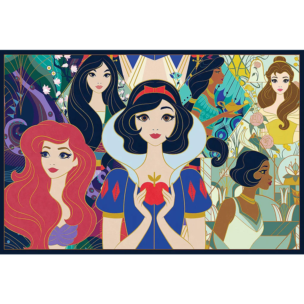 Disney bezaubernde Prinzessinnen 2x200 Teile Puzzle - Trefl kép 3