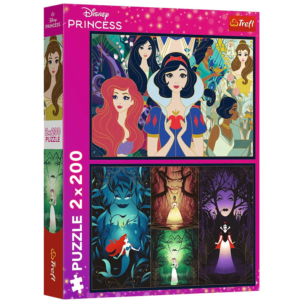 Disney bezaubernde Prinzessinnen 2x200 Teile Puzzle - Trefl