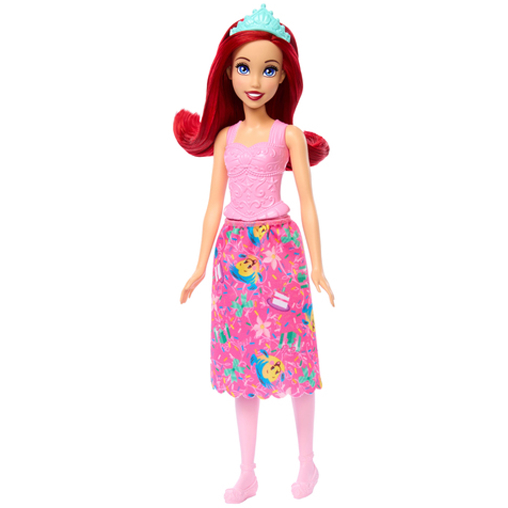 Disney Prinzessinnen: Party Prinzessin Arielle Puppe – Mattel kép 2