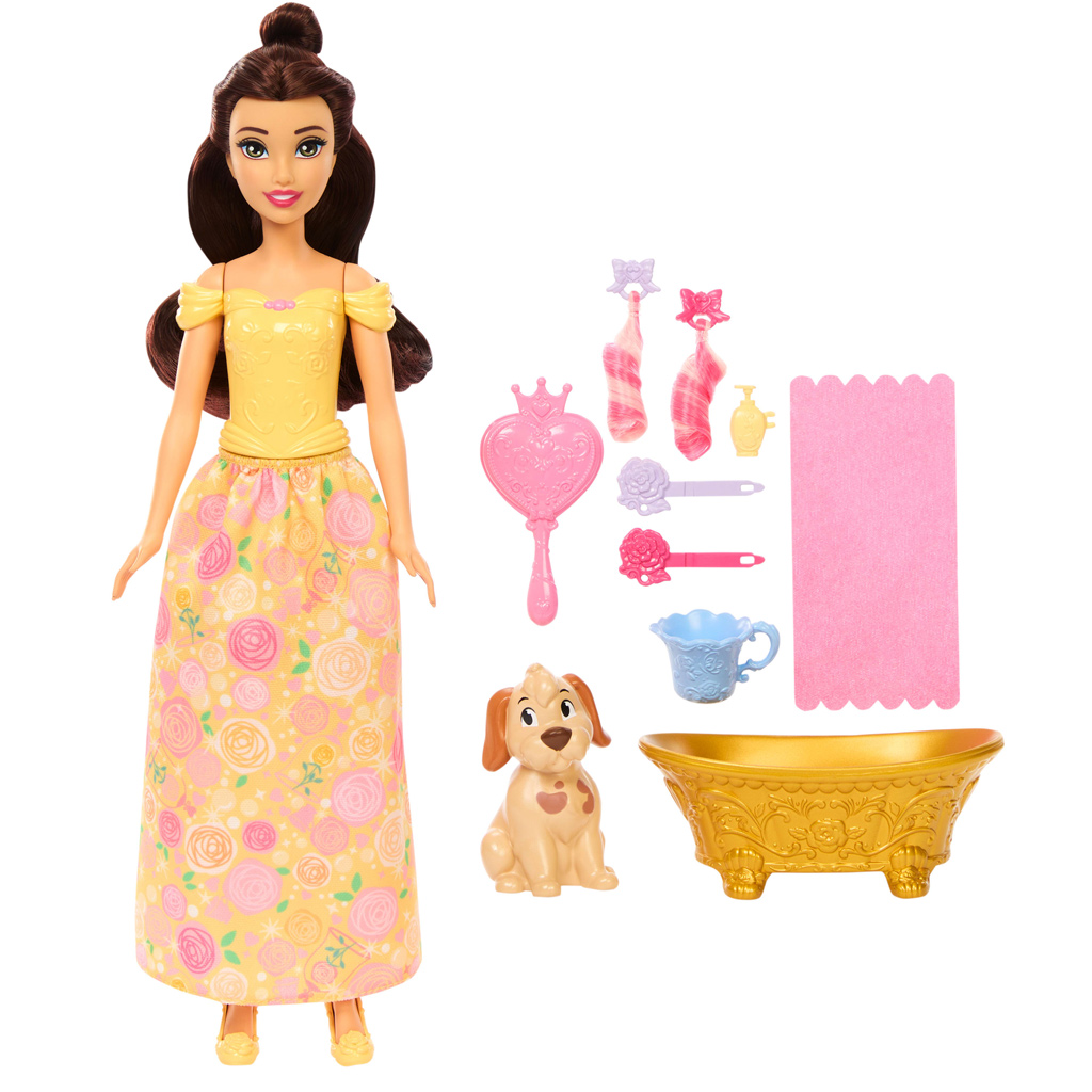 Disney Prinzessinnen: Belle Spielset – Mattel kép 2