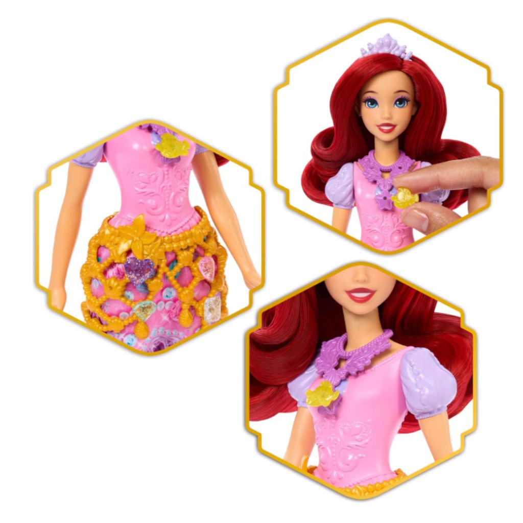 Disney Prinzessinnen: Herzliche Überraschungsbaby - Arielle - Mattel kép 3