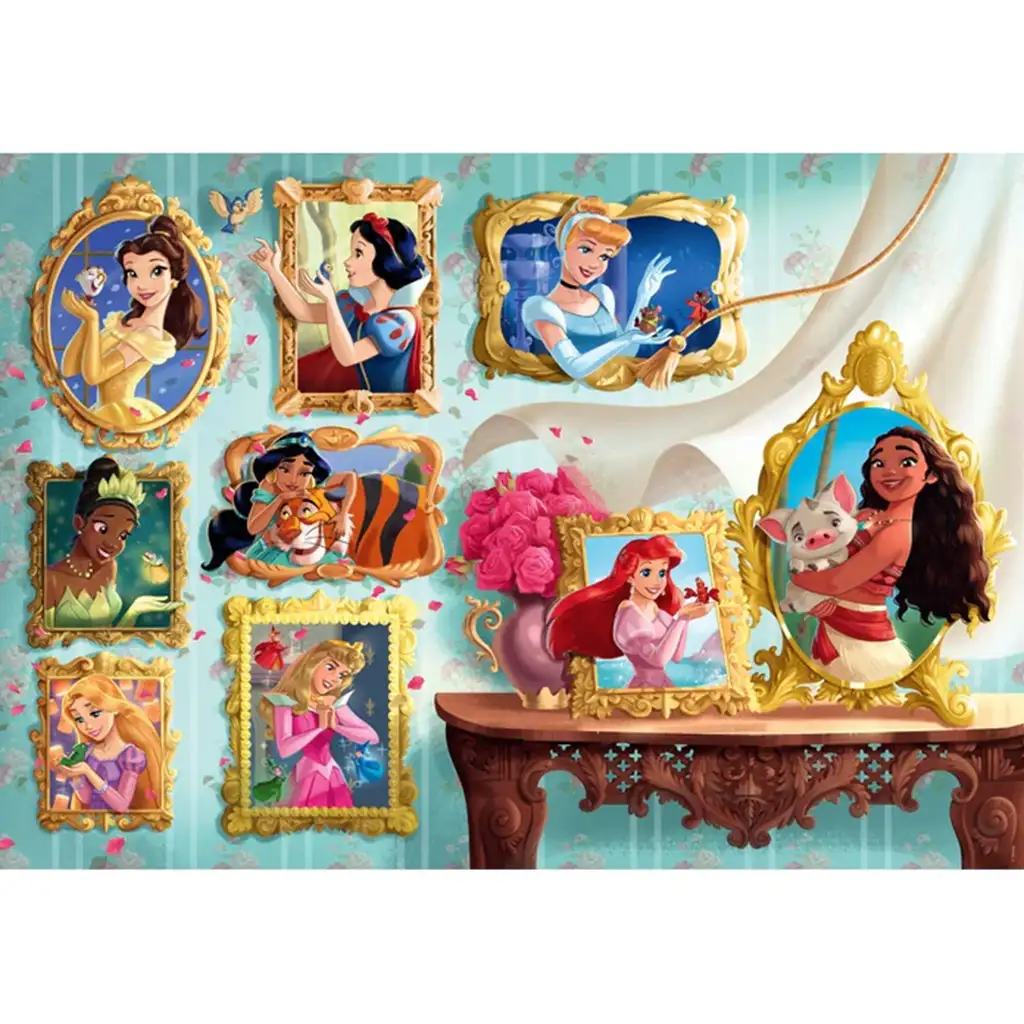 Disney+Prinzessinnen Bildergalerie 1000-Teile Puzzle - Clementoni kép 2