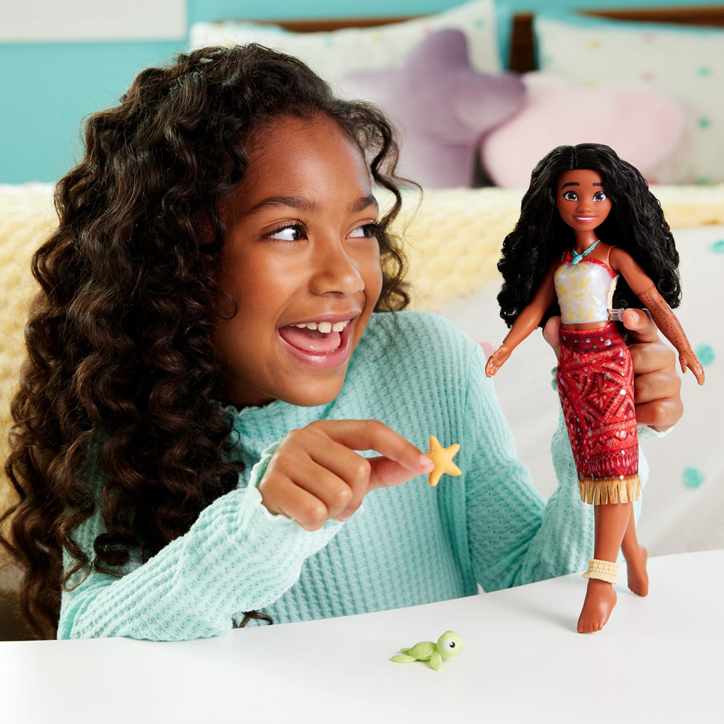Disney Hercegnők: Vaiana 2 úszó baba kiegészítőkkel - Mattel kép 2