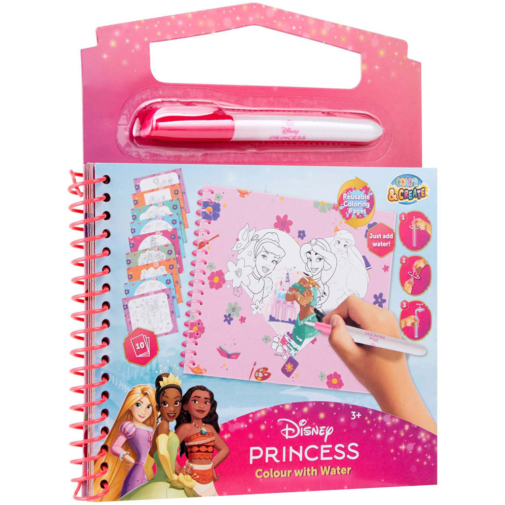Canenco: Disney Prinzessinnen mit Wasser zum Ausmalen kép 2