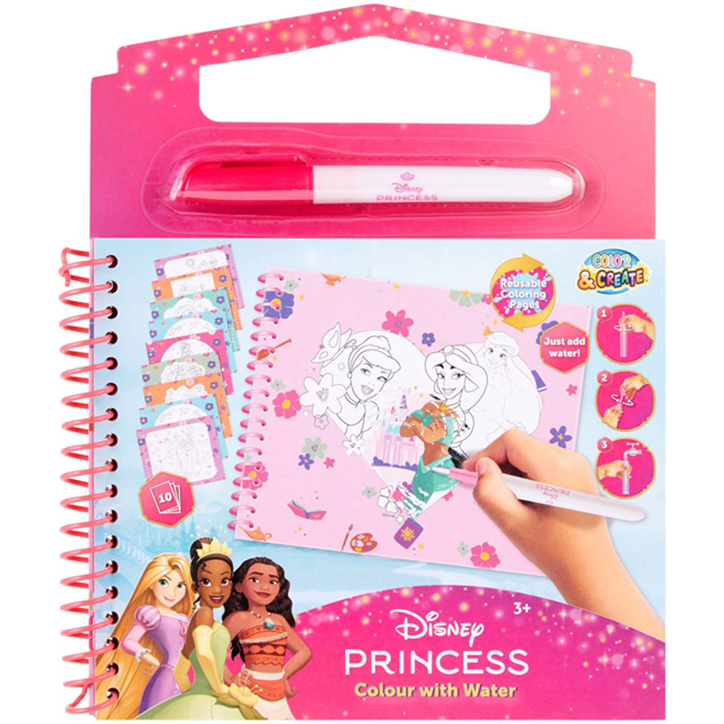 Canenco: Disney Prinzessinnen mit Wasser zum Ausmalen