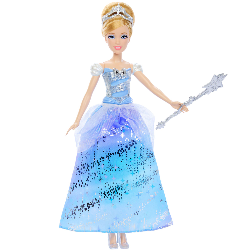 Disney Prinzessinnen: Zauberhafte Cinderella-Puppe – Mattel kép 2