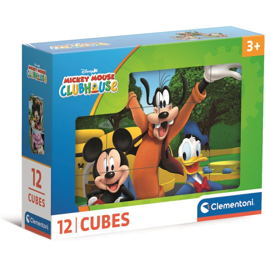 Micky Maus 12-teiliges Geschichtenwürfel-Set - Clementoni