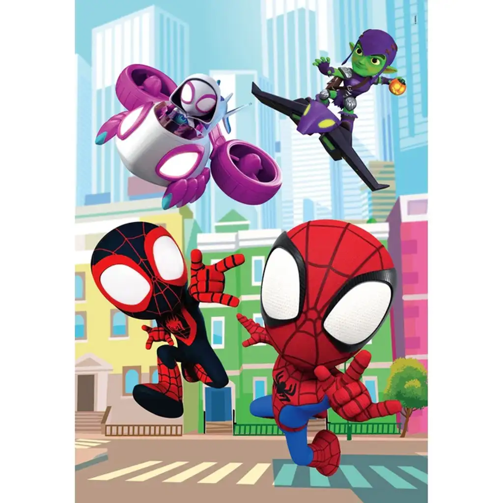 Spidey és csodálatos barátai 60db-os maxi supercolor puzzle - Clementoni kép 2