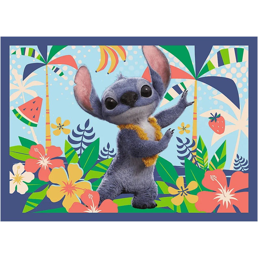 Disney: Stitchs Urlaub 4-in-1 Puzzle - Trefl kép 2