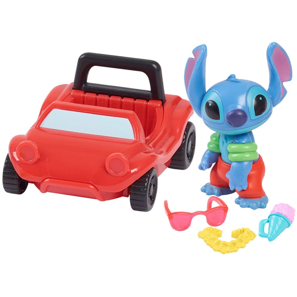 Stitch-Spielzeugfigur mit Auto kép 2