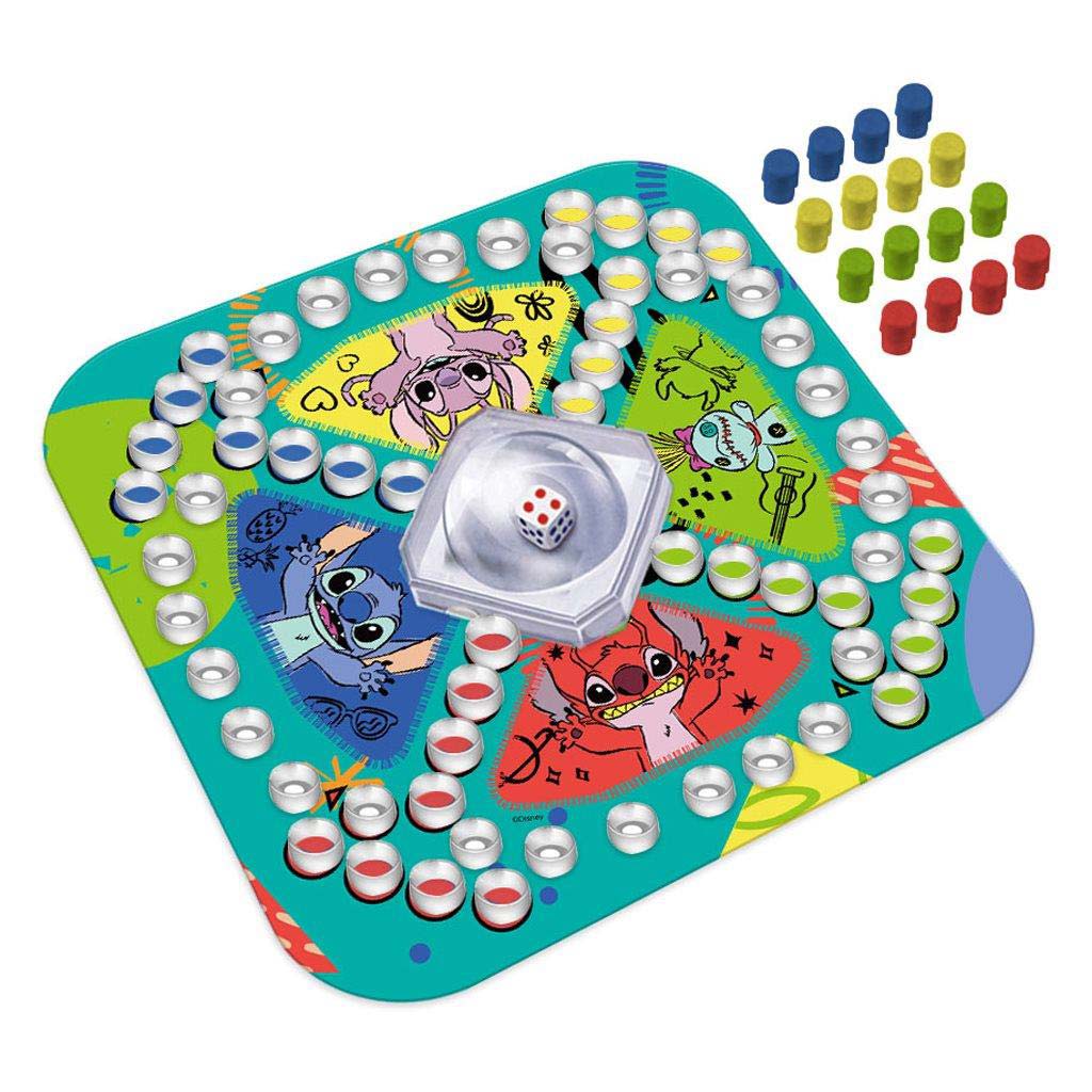 Luna: Disney Stitch „Mensch ärgere dich nicht” Brettspiel kép 2