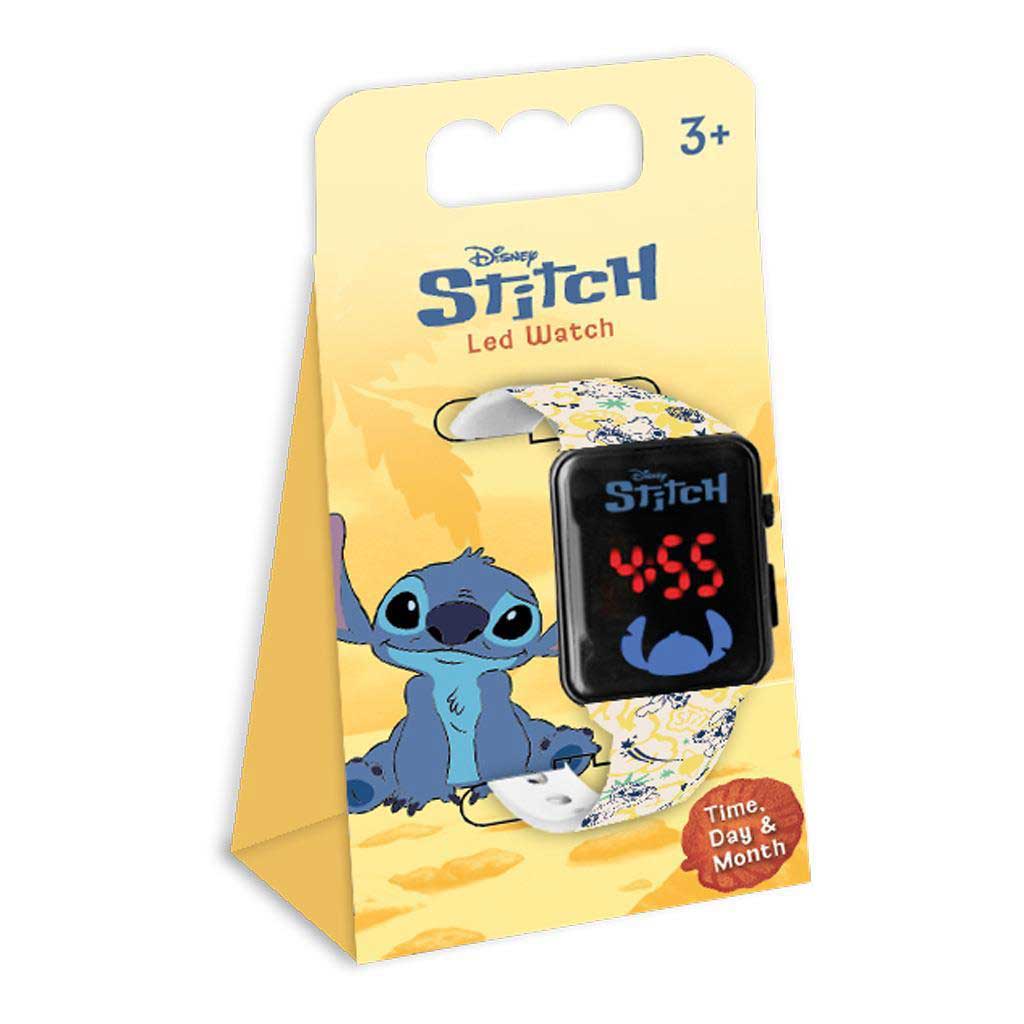Luna: Disney Stitch LED-es sárga karóra kép 1