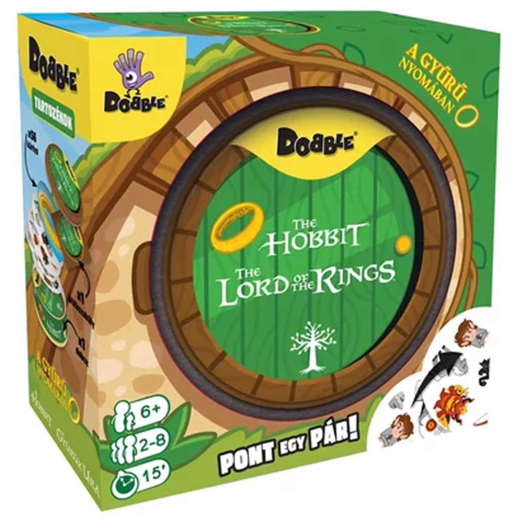 Dobble Hobbit – Das Spiel auf den Spuren des Rings kép 1