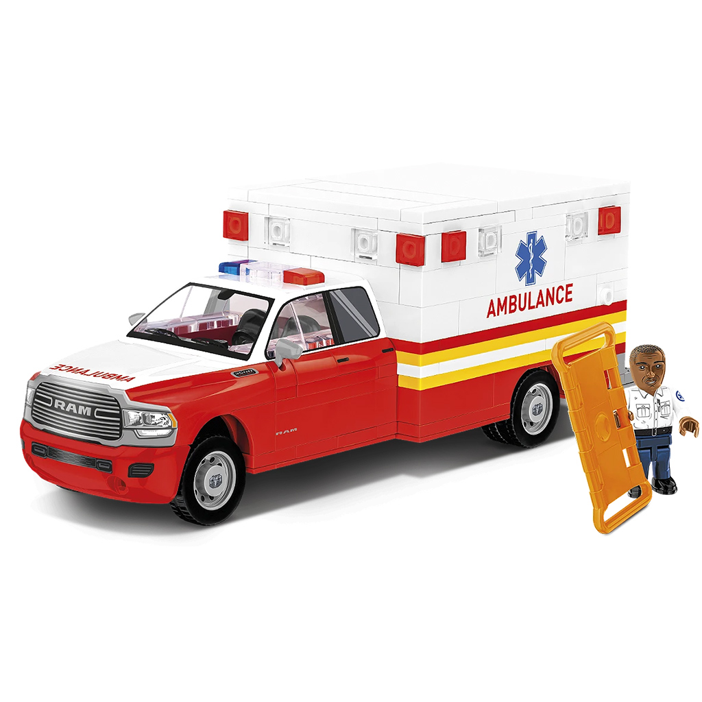 COBI: Dodge RAM 3500 mentőautó építőjáték (24609) kép 2